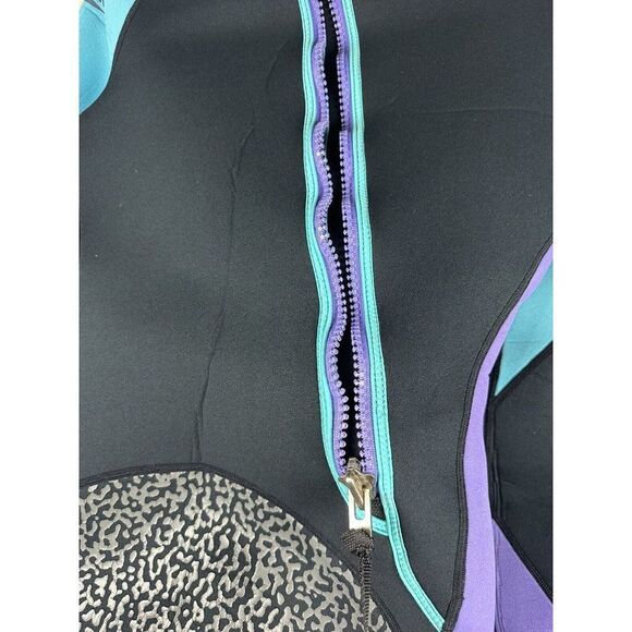 Nike Aqua Gear Full‎ Body Wetsuit Womens Medium Elephant Print Vintage 80s 90s - Picture 10 of 16